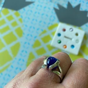 Ring with changeable marble